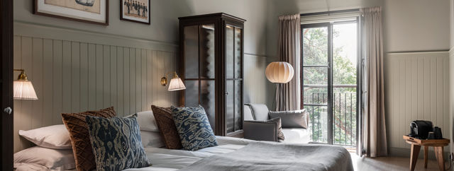 Rymligt hotellrum 